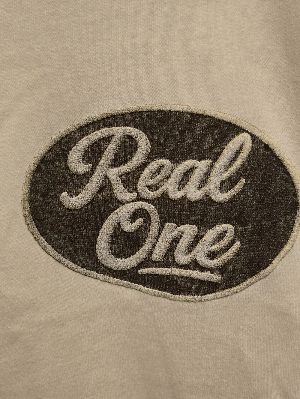 Real one Logo White Men's T-Shirt